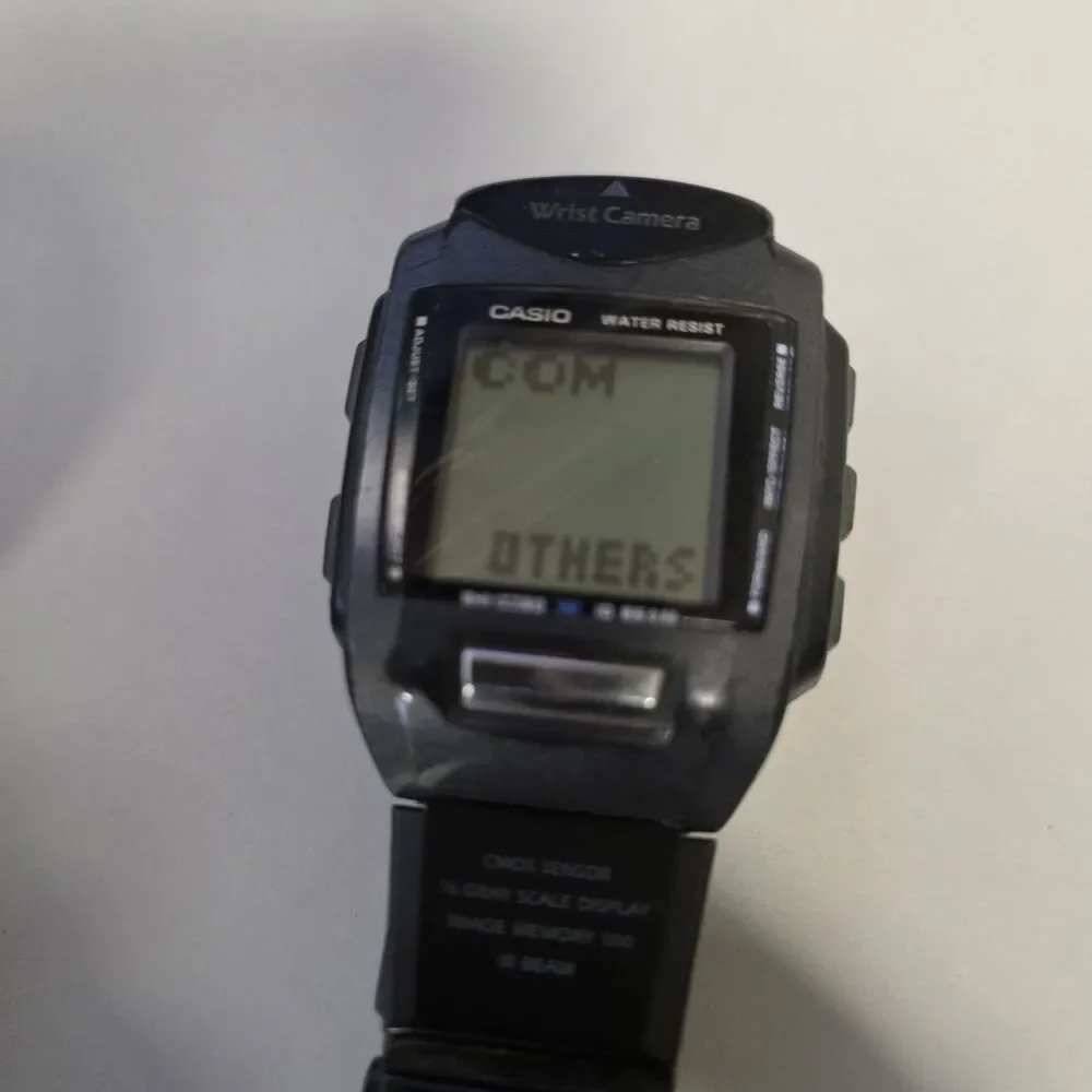 Casio WQV-1 Wrist Digital Camera Watch w/ Infrared Reader For Transferring Files
